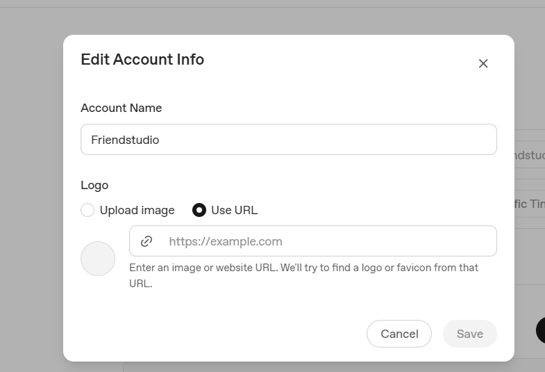 logo setup in chatgpt ads account